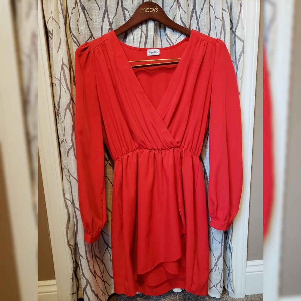 Red Wrap Date Night Dress